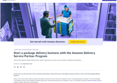 Amazon Delivery Service Partner Program